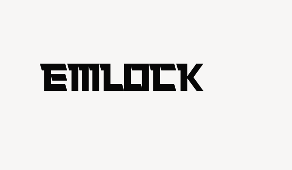 Emlock Font