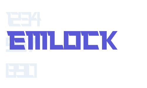 Emlock Font Download