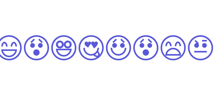 Emoticons Font