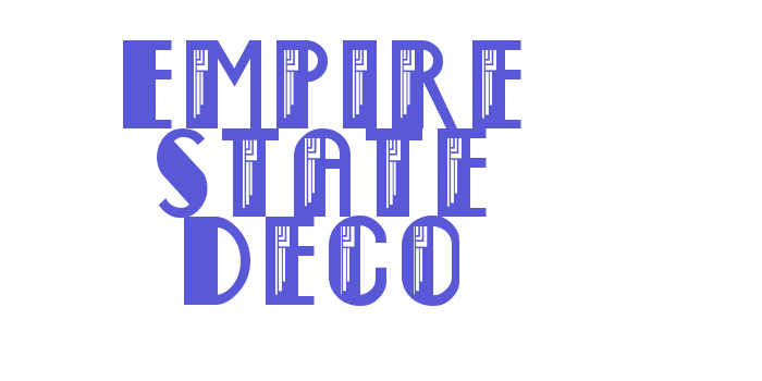 Empire State Deco Font Download