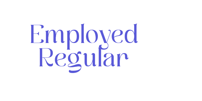 Employed Regular Font Download