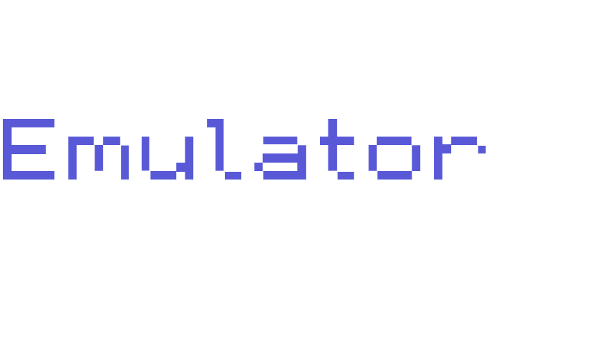 Emulator Font Download