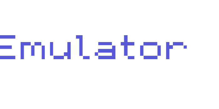 Emulator Font Download