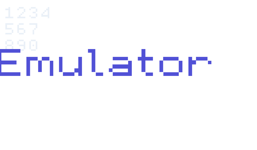 Emulator-font-download