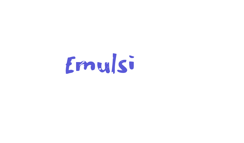 Emulsi Font