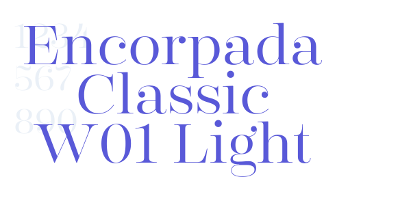 Encorpada Classic W01 Light font free