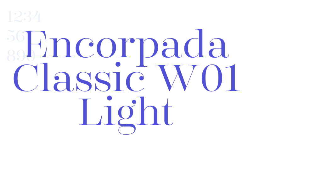 Encorpada Classic W01 Light-font-download