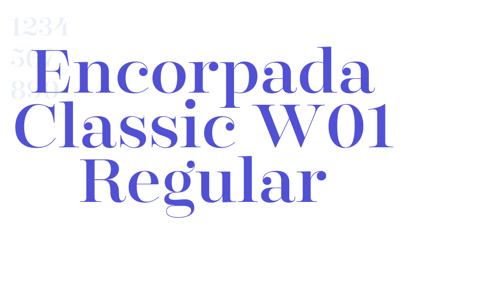 Encorpada Classic W01 Regular-font-download