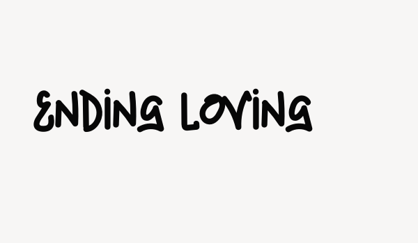 Ending Loving Font