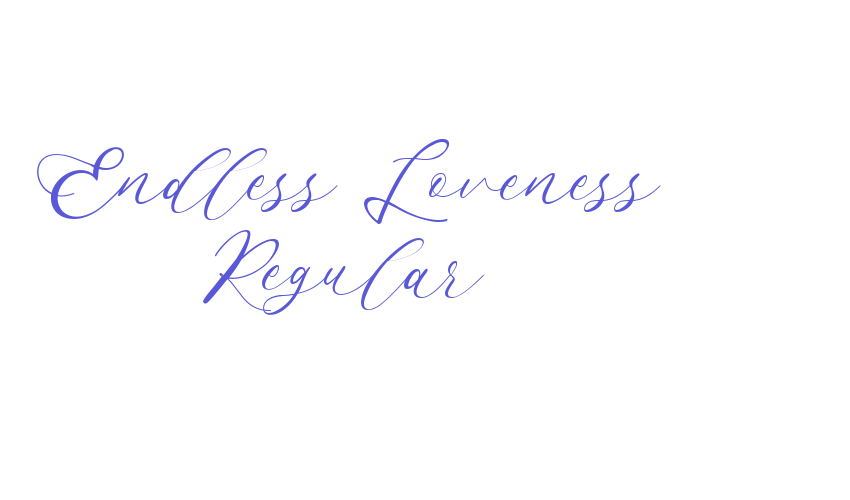 Endless Loveness Regular Font Download