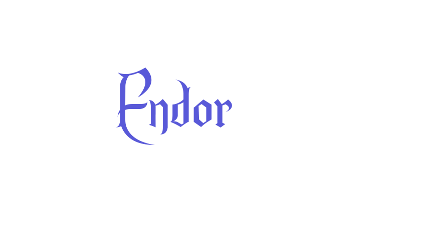 Endor Font