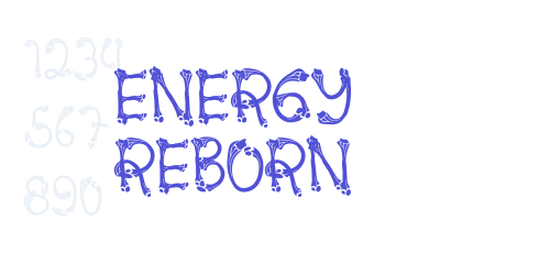 Energy Reborn-font-download