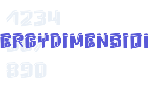 Energydimension Font Download