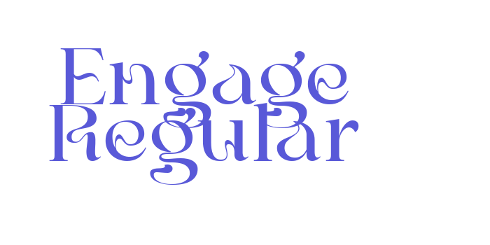 Engage Regular Font Download