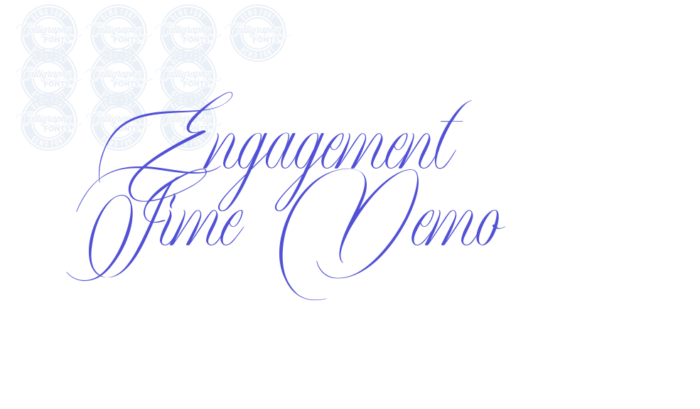 Engagement Time Demo-font-download