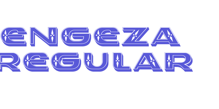 Engeza Regular Font Download