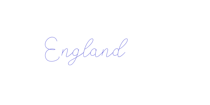 England Font Download