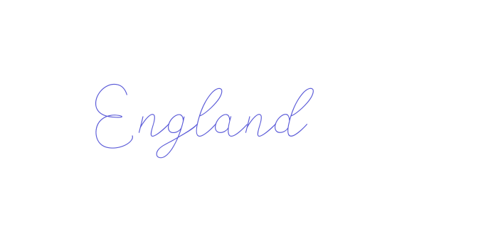 England Font