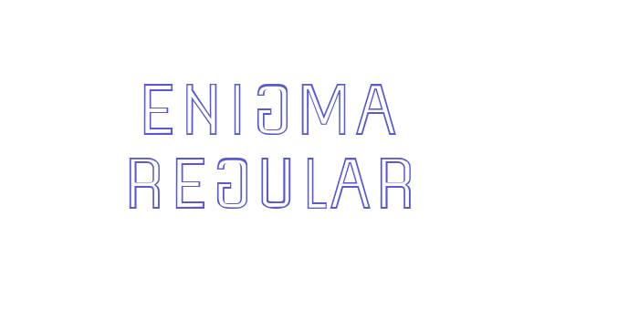 Enigma Regular Font Download