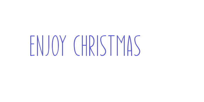 Enjoy Christmas Font