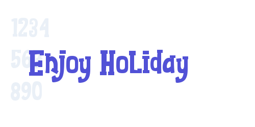 Enjoy Holiday-font-download
