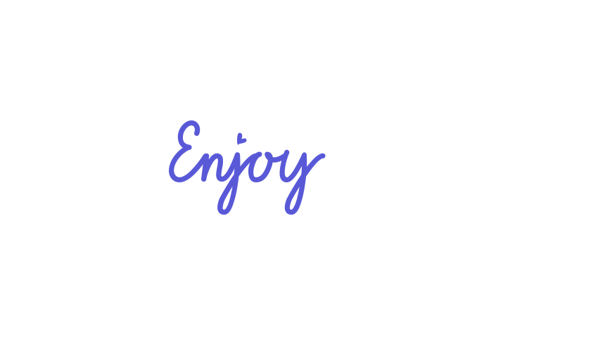 Enjoy Font