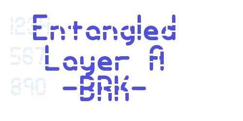 Entangled Layer A -BRK--font-download