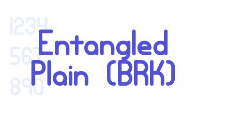 Entangled Plain (BRK)-font-download