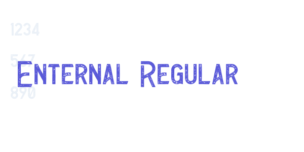 Enternal Regular font free