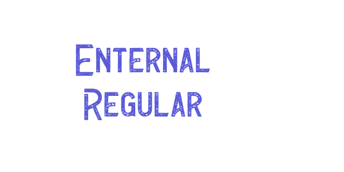 Enternal Regular Font