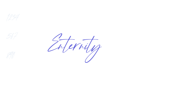 Enternity font free