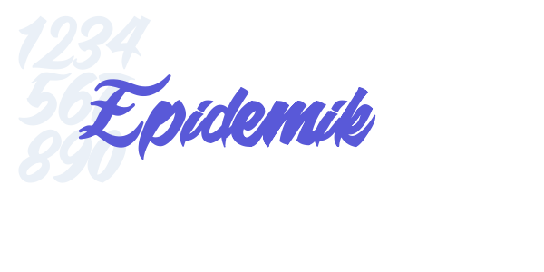 Epidemik font free