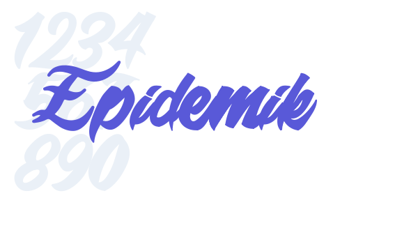 Epidemik font free