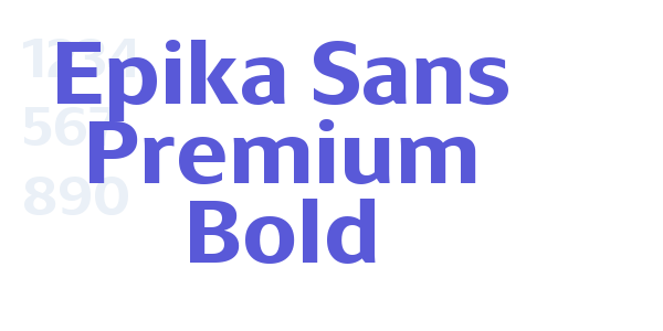 Epika Sans Premium Bold font free