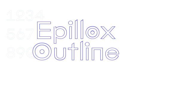 Epillox Outline font free