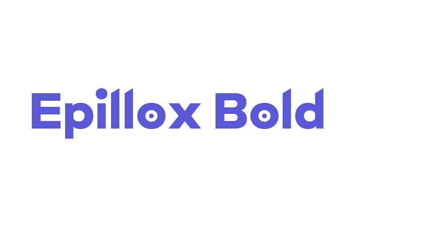 Epillox Bold Font