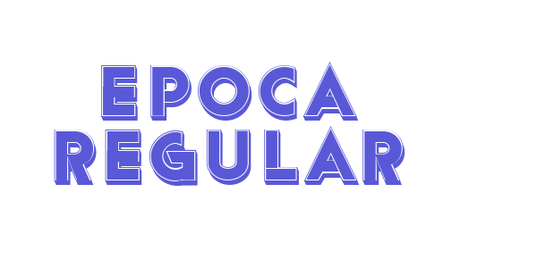 Epoca Regular font free