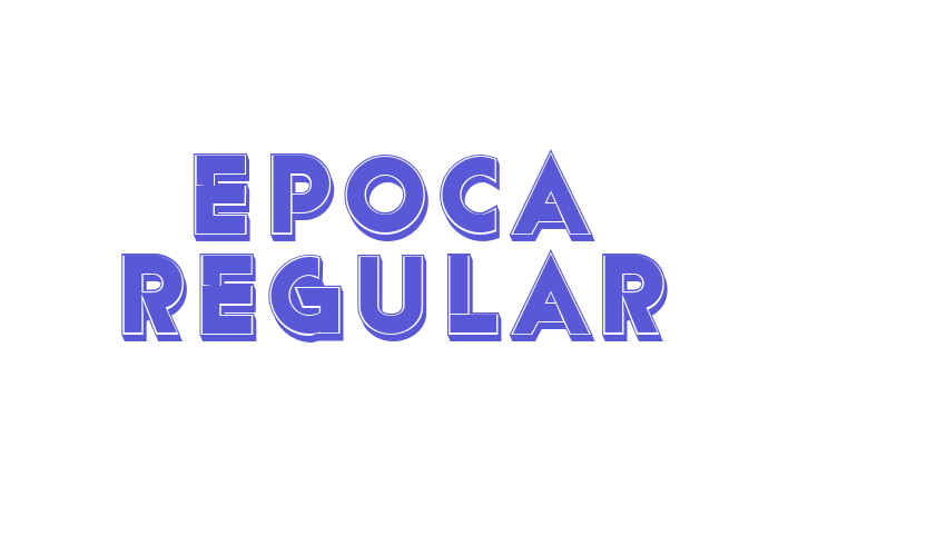 Epoca Regular Font