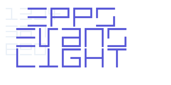 Epps Evans Light font free