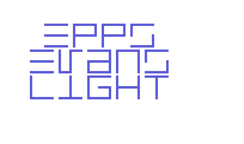 Epps Evans Light Font Download