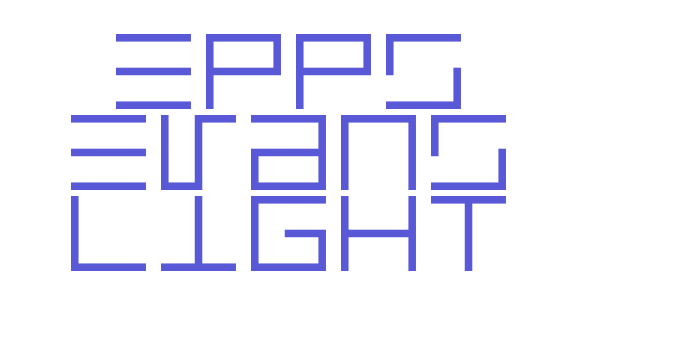 Epps Evans Light Font Download