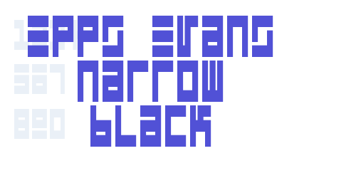 Epps Evans Narrow Black-font-download