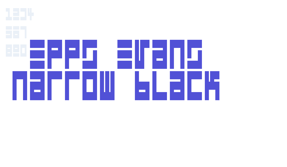 Epps Evans Narrow Black-font-download