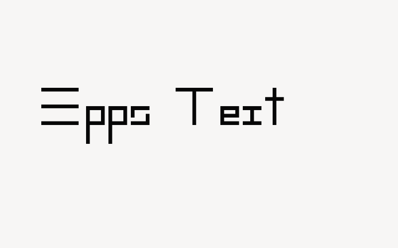 Epps Text Font