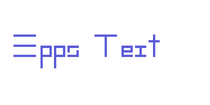 Epps Text Font Download