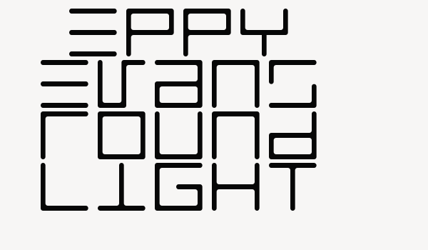 Eppy Evans Round Light Font