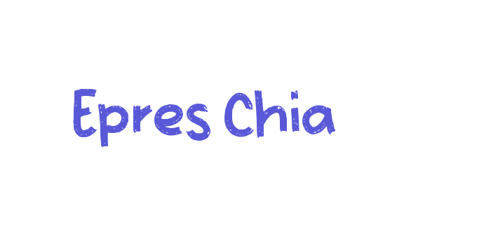 Epres Chia Font Download