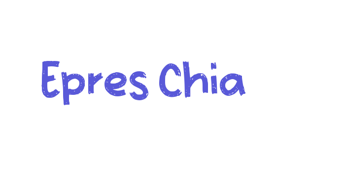 Epres Chia Font