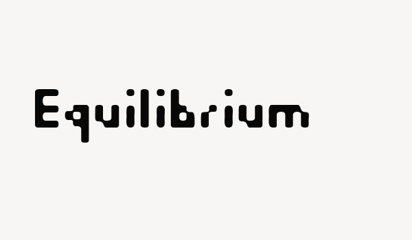 Equilibrium Font