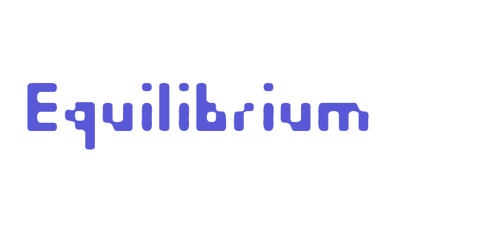 Equilibrium Font